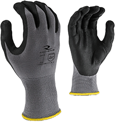 Radians RWG13 Foam Dipped Nitrile Gripped Gloves