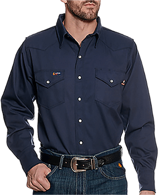Lapco Flame Resistant Western Cut Work shirt