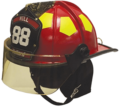 Bullard UST Series Fire Helmet with optional 4