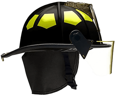 Bullard UST Series Fire Helmet with optional 4